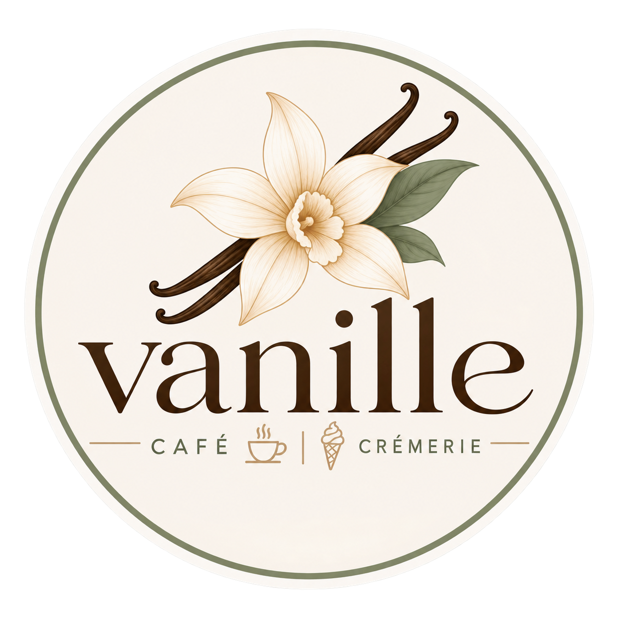 Logo de Vanille Café Crèmerie Sainte-Adèle
